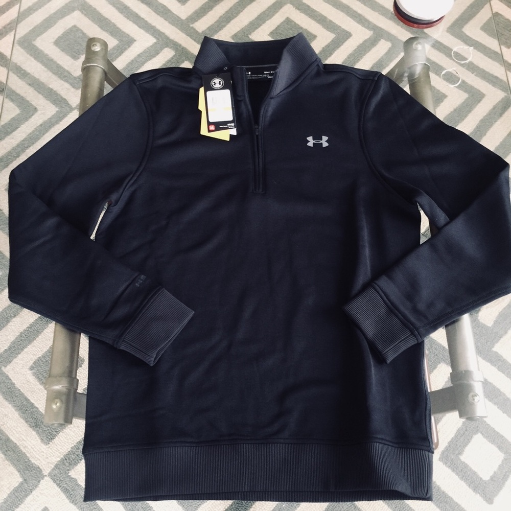 FLASH⚡️SALE $70 UNDERARMOUR BRAND NWT MED CREW ZIP